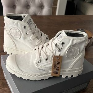 Palladium Women's White High-Top Sneakers